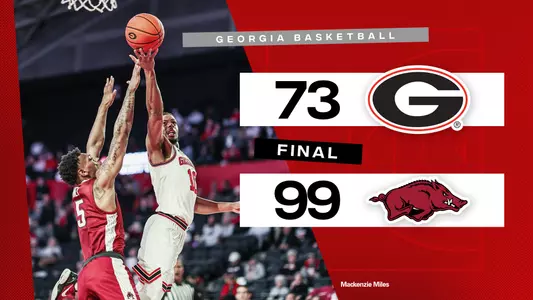 22MBB Score - Georgia vs. Arkansas