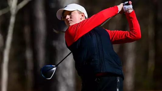 Georgia golfer Caroline Craig during the final round of the Lake Oconee Invitational at the Great Waters Reynolds Lake Oconee Course in Greensboro, Ga., on Sunday, Feb. 20, 2022. (Photo by Rob Davis)