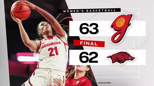 22WBB Score - Georgia 63, Arkansas 62
