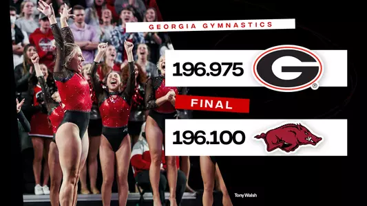 22GYM Score - Georgia vs. Arkansas