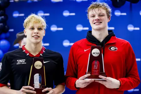 2022 NCAA Division I Men’s Swimming & Diving Championships at McAuley Aquatic Center in Atlanta (3/24/22)