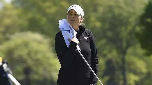 Georgia's Candice Mahé during the NCAA Regional in Columbus, Ohio, on Monday, May 10, 2021. (Photo by Tim Cowie)