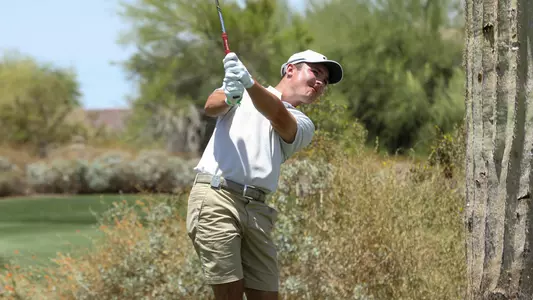 Georgia’s Trent Phillips during the second round of the NCAA Championships at Grayhawk Golf Club in Scottsdale, Ariz., on Saturday, May 28, 2022. (Photo by Steven Colquitt)
