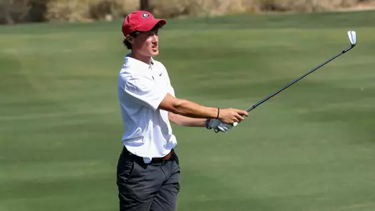 Georgia’s Maxwell Ford during the third round of the NCAA Championships at Grayhawk Golf Club in Scottsdale, Ariz., on Sunday, May 29, 2022. (Photo by Steven Colquitt)
