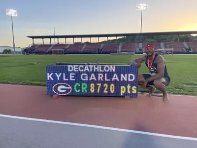 Kyle Garland Collegiate Record Sign