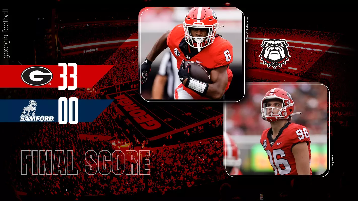 22FB Score - Georgia 33, Samford 0