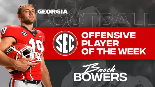 22FB SEC Offensive Player of the Week - Bowers