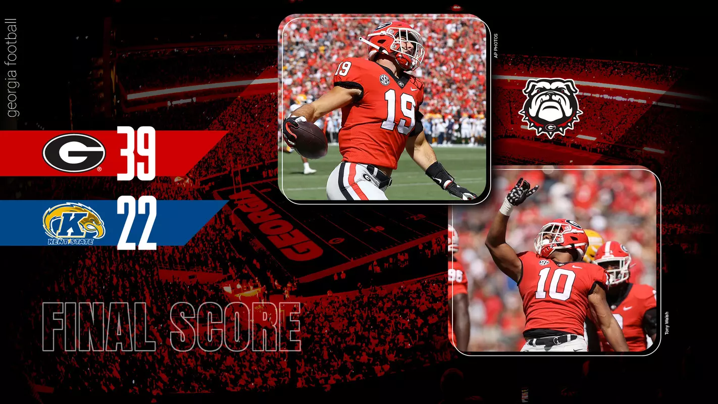 22FB Score - Georgia 39, Kent State 22