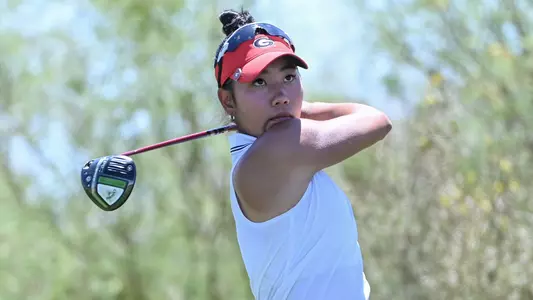Jo Hua Hung participatins in the 2022 NCAA Women's Golf Championship at the Grayhawk Golf Club on Tuesday, May 24, 2022 in Scottsdale, Arizona.