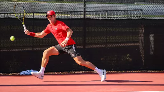 Georgia tennis player Miguel Perez Pena during the Southern Intercollegiate Championships against USC at the Dan Magill Tennis Complex in Athens, Ga., on Sunday, Sept. 18, 2022. (Photo by Kayla Renie)