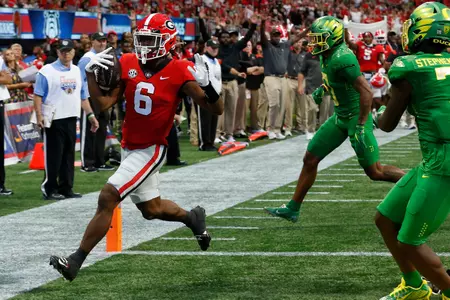 22FB Georgia vs. Oregon - Kenny McIntosh