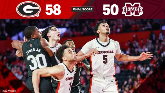 23MBB Score - Georgia 58, Mississippi State 50