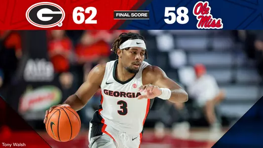 23MBB Score - Georgia 62, Ole Miss 58