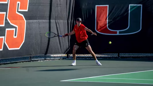 Thomas Paulsell at the first day of the Miami Spring Invite.