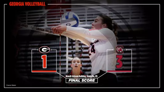 23VB Score - South Carolina 3, Georgia 1