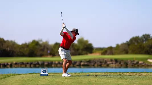 Ben van Wyk during the Valero Texas Collegiate.