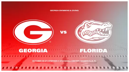 Georgia faces Florida in swimming and diving competition on Oct. 27.