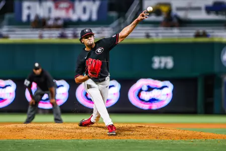 Jarvis Evans during Georgia’s exhibition against Florida at 121 Financial Ballpark in Jacksonville, Fla., on Friday, Oct. 27, 2023. (Kari Hodges/UGAAA)