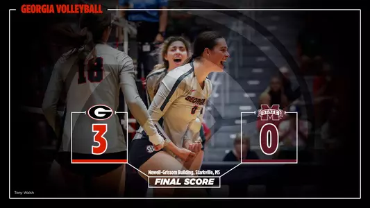 23VB Score - Georgia 3, MSU 0