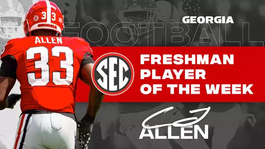 23FB SEC Freshman of the Week - Allen