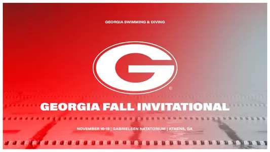 Georgia swimming and diving hosts its annual Fall Invitational this week in Athens.