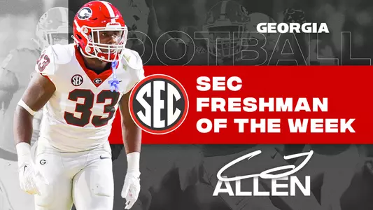 23FB Allen - SEC Freshman of the Week