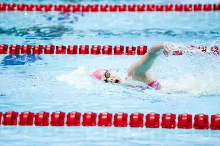 Georgia swimmer Duné Coetzee during Georgia’s meet against Georgia Tech at Bauerle Pool inside Gabrielsen Natatorium in Athens, Ga., on Wednesday, Oct. 11, 2023. (Tony Walsh/UGAAA)