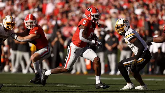 Lovett scores a TD vs. Missouri