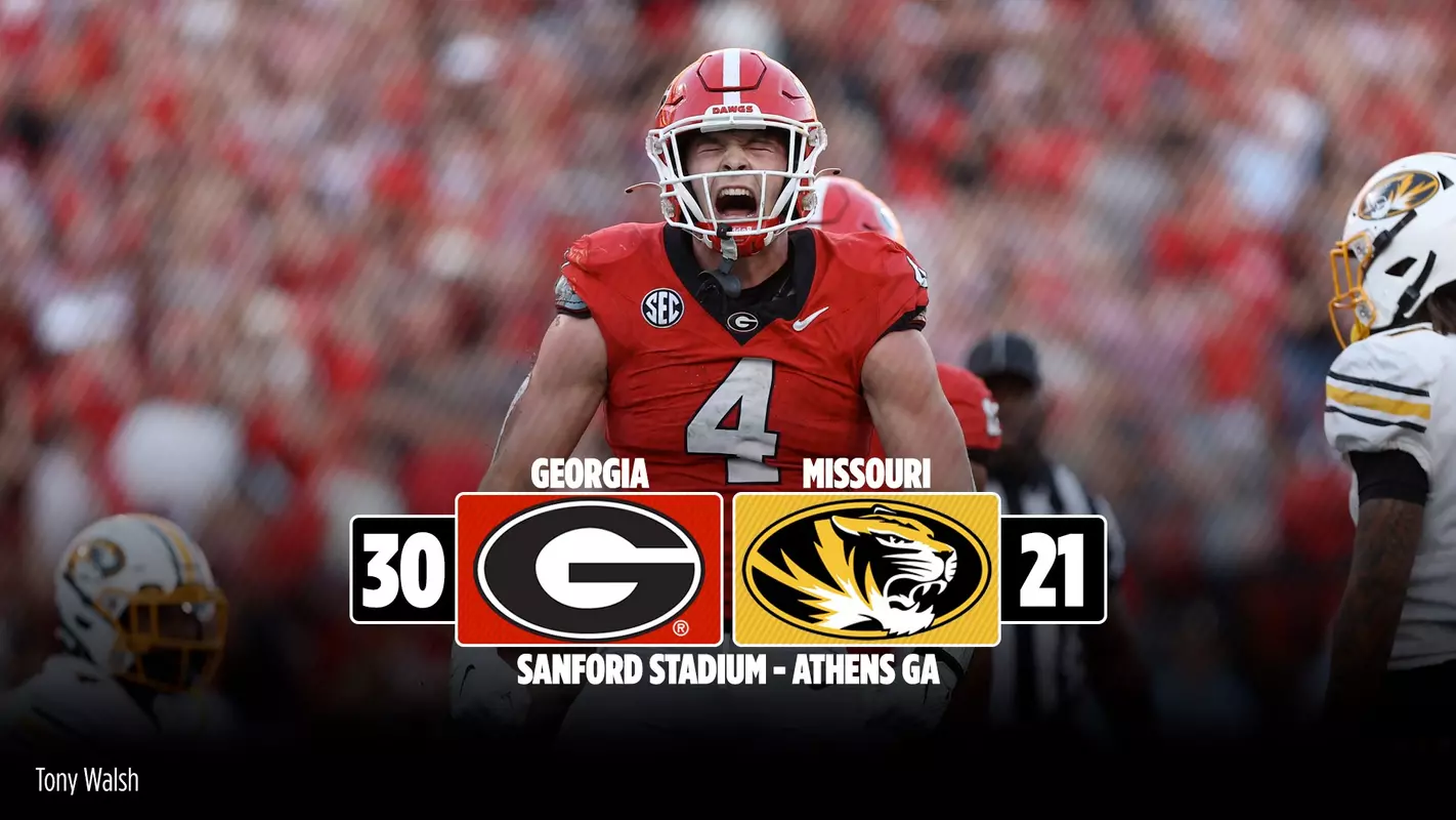 23FB Score - Georgia 30, Missouri 21