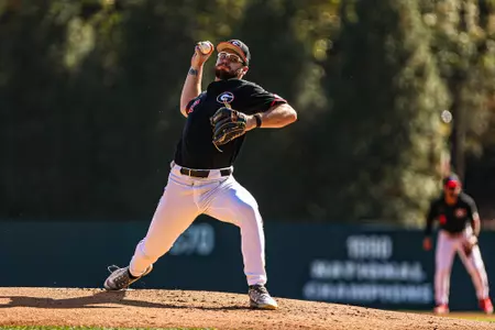 Georgia pitcher Daniel Padysak (42) during Georgia’s game against Kennesaw State at Foley Field in Athens, Ga., on Sunday, Nov. 5, 2023. (Kari Hodges/UGAAA)