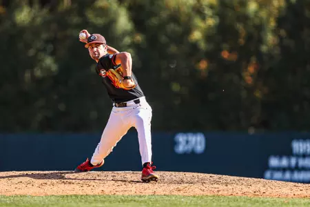 Georgia pitcher Will Pearson (5) during Georgia’s game against Kennesaw State at Foley Field in Athens, Ga., on Sunday, Nov. 5, 2023. (Kari Hodges/UGAAA)