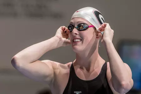 Allison Schmitt competes for Georgia in the 2013 NCAA Championships.