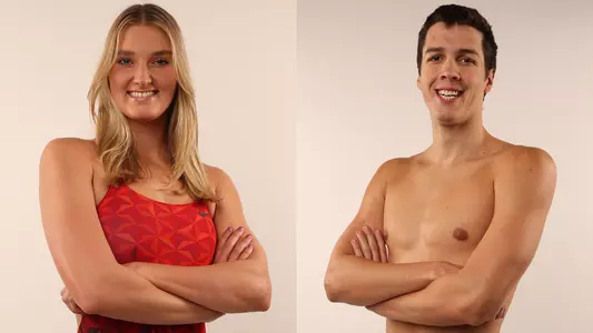 Bradley Dunham and Zoie Hartman were named to the 2023 SEC Community Service Team