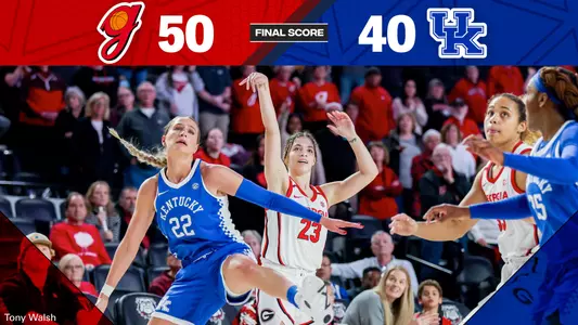 23WBB Score - Georgia 50, Kentucky 40