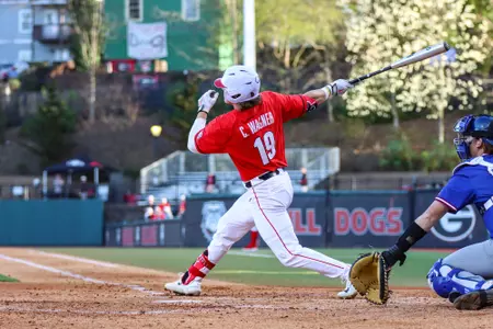 Georgia during Georgia’s game against Presbyterian College at Foley Field in Athens, Ga., on Tuesday, Feb. 28, 2023. (Kari Hodges/UGAAA)