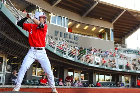 Georgia during Georgia’s game against Presbyterian College at Foley Field in Athens, Ga., on Tuesday, Feb. 28, 2023. (Kari Hodges/UGAAA)