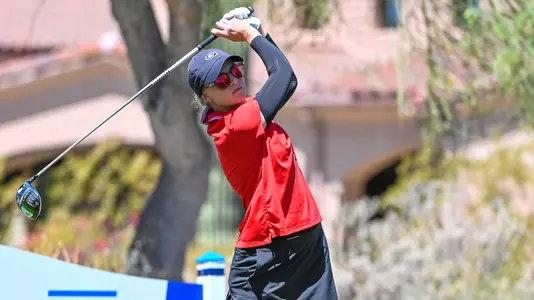 Caterina Don competes in the 2022 NCAA Championships (photo by Tim Cowie).