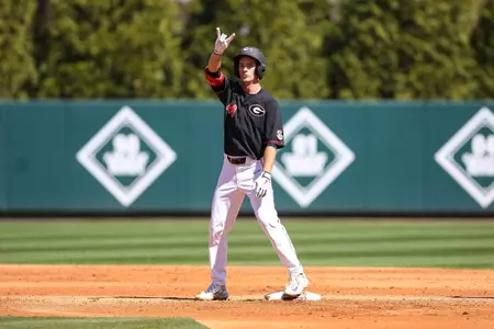 Georgia during Georgia’s game against South Carolina at Foley Field in Athens, Ga., on Saturday, Mar. 18, 2023. (Kari Hodges/UGAAA)