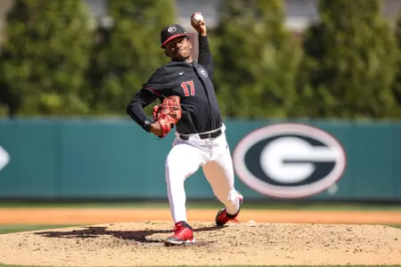 Georgia during Georgia’s game against South Carolina at Foley Field in Athens, Ga., on Saturday, Mar. 18, 2023. (Kari Hodges/UGAAA)