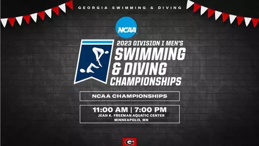NCAA Men's Swimming and Diving Banner