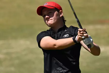 Georgia Golfer LoraLie Cowart during the second round of the Liz Murphey Collegiate Classic at the UGA Golf Course in Athens, Ga., on Saturday, Mar. 25, 2023. (Photo by Rob Davis)