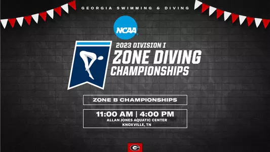Georgia diving heads to Knoxville for the NCAA Zone B Championships this week.