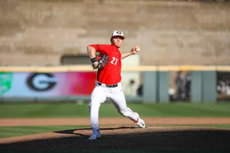 Georgia during Georgia’s game against Georgia Tech at Coolray Field in Lawrenceville, Ga., on Sunday Mar. 5, 2023. (Kari Hodges/UGAAA)