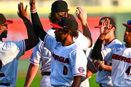 Georigia in a game against Georgia Southern at SRP Park in North Augusta, S.C., on Tuesday, Mar. 7, 2023.  (photo by Rob Davis)