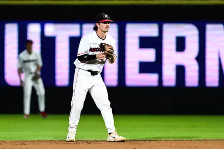 Georigia in a game against Georgia Southern at SRP Park in North Augusta, S.C., on Tuesday, Mar. 7, 2023. (photo by Rob Davis)