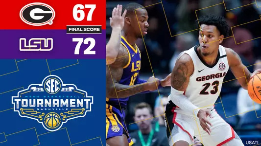23MBB Score - Georgia vs. LSU