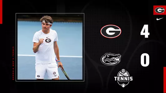 Georgia sweeps Florida, 4-0, in the SEC Tournament quarterfinals on April 21, 2023.