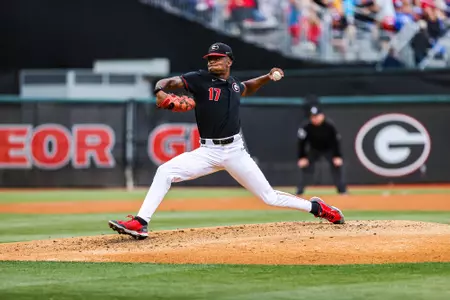 Georgia during Georgia’s game against Kentucky at Foley Field in Athens, Ga., on Friday, April 7, 2023. (Kari Hodges/UGAAA)