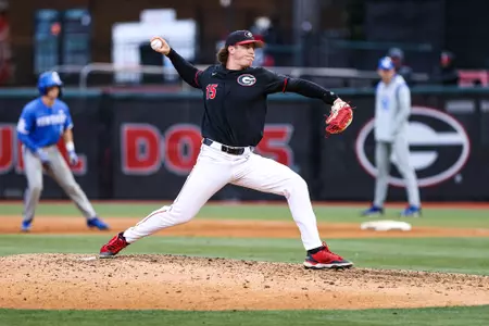Georgia during Georgia’s game against Kentucky at Foley Field in Athens, Ga., on Friday, April 7, 2023. (Kari Hodges/UGAAA)