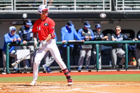 Georgia during Georgia’s game against Kentucky at Foley Field in Athens, Ga., on Sunday, April 9, 2023. (Kari Hodges/UGAAA)